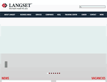 Tablet Screenshot of langset.no